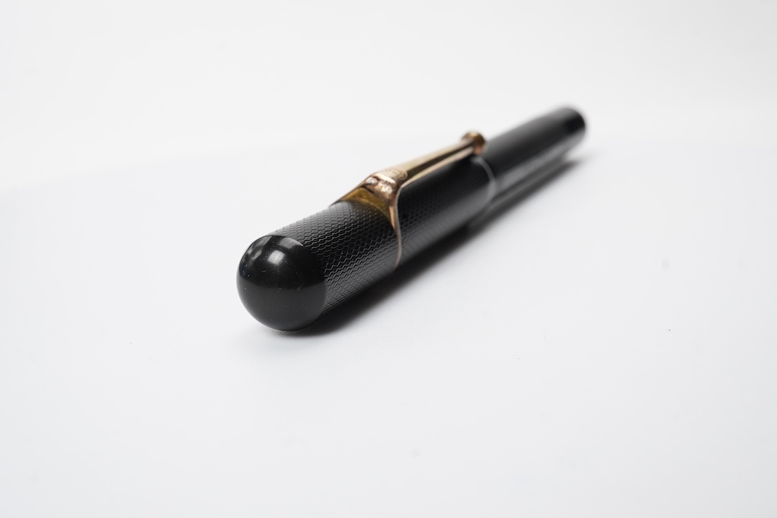 A De la Rue Onoto BCHR piston filler (working) with over-and-under feed